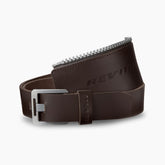 Cintura Safeway 30, una cintura in pelle unisex marrone. Elegante e versatile. Di REV'IT!.